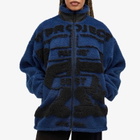 Y/Project Women's Paris' Best Jacquard Fleece Jacket in Navy