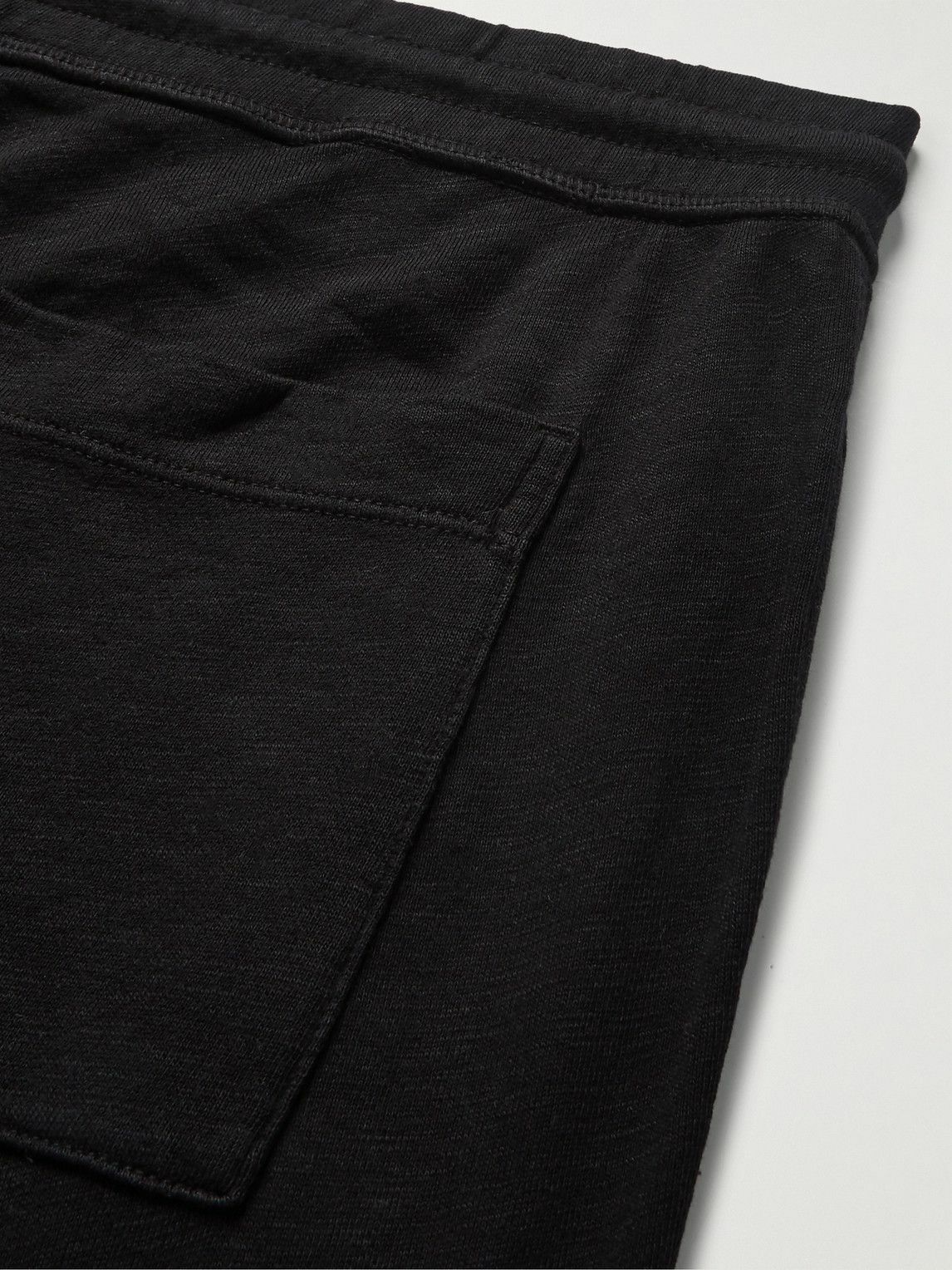James Perse - Straight-Leg Supima Cotton-Jersey Sweatpants - Black