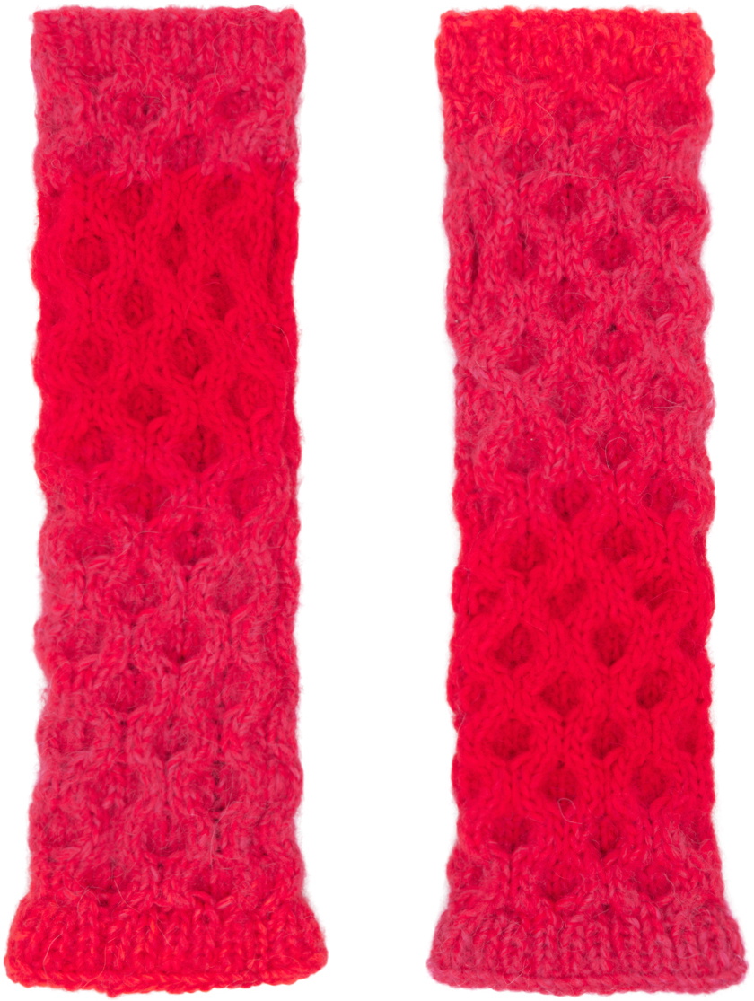 AGR Pink & Orange Hayley Fingerless Gloves