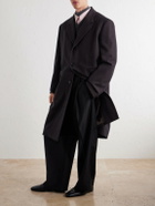 LEMAIRE - Woven Cashmere-Blend Coat - Brown