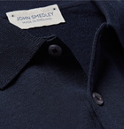 John Smedley - Belper Slim-Fit Merino Wool Polo Shirt - Blue