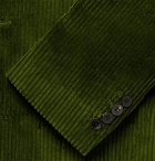 AMI - Green Cotton-Corduroy Suit Jacket - Green