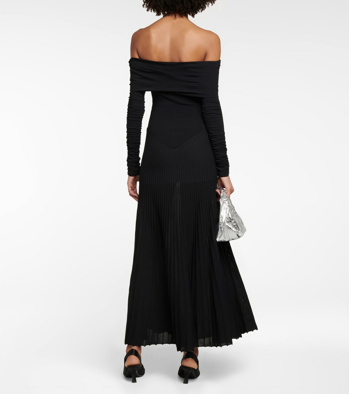 Khaite - Rebecca off-shoulder jersey maxi dress Khaite