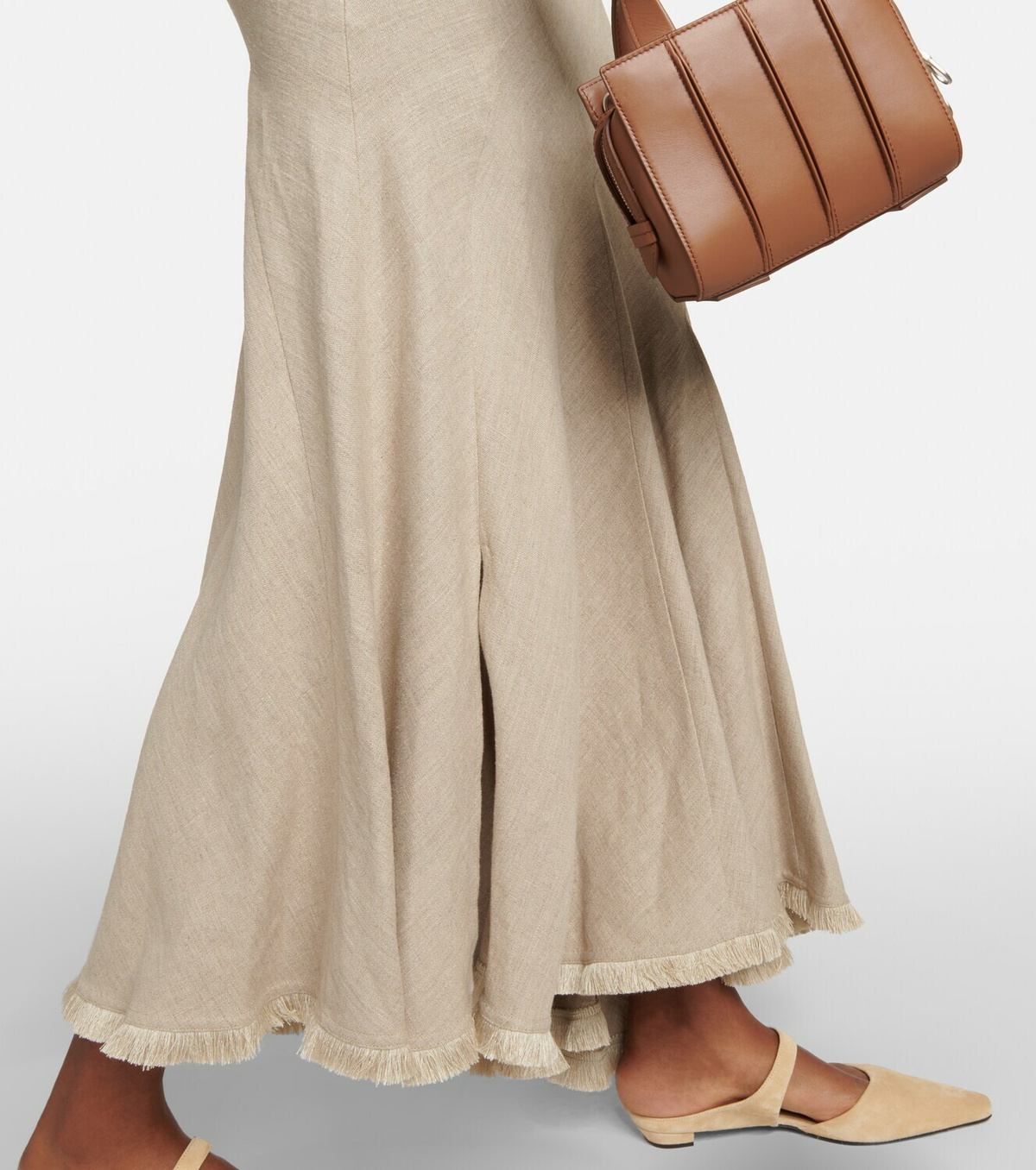 Max Mara - Mermaid linen maxi skirt Max Mara