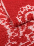 424 - Mohair Printed Scarf