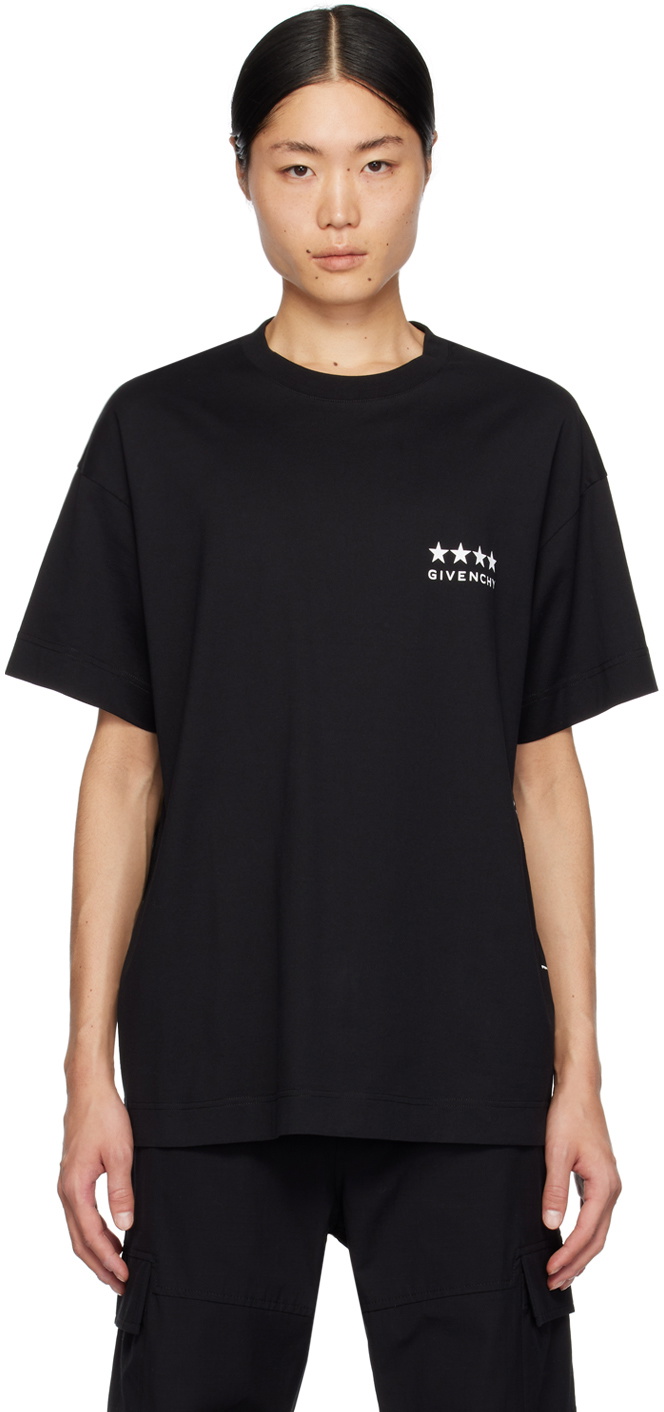 Givenchy Black 4G Print Cotton T-Shirt main image 0