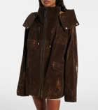 Loewe x On hooded oversized jacket