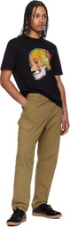 PS by Paul Smith Brown Broad Stripe Zebra Cargo Pants