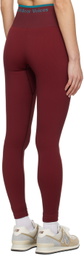 Outdoor Voices Burgundy Seamless 7/8 Leggings