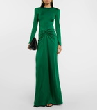 Victoria Beckham Gathered jersey gown