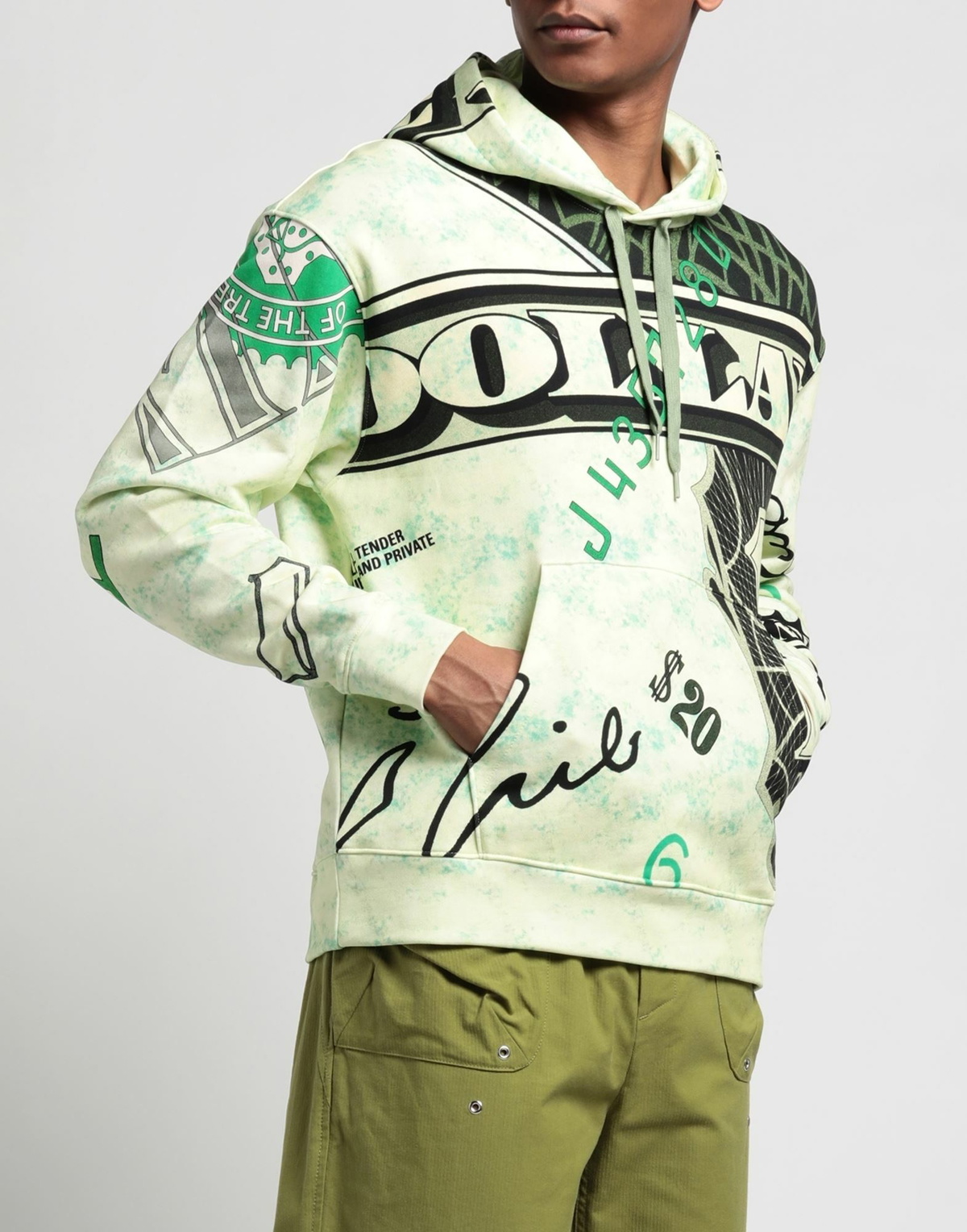 Moschino Mens Sweatshirt Light in Green
