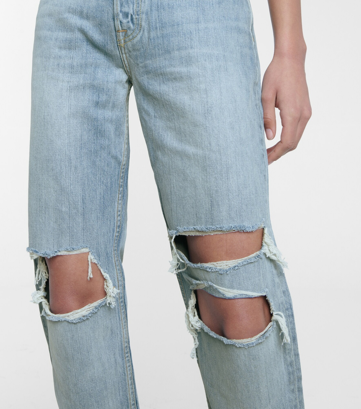 GRLFRND - Isabeli distressed jeans