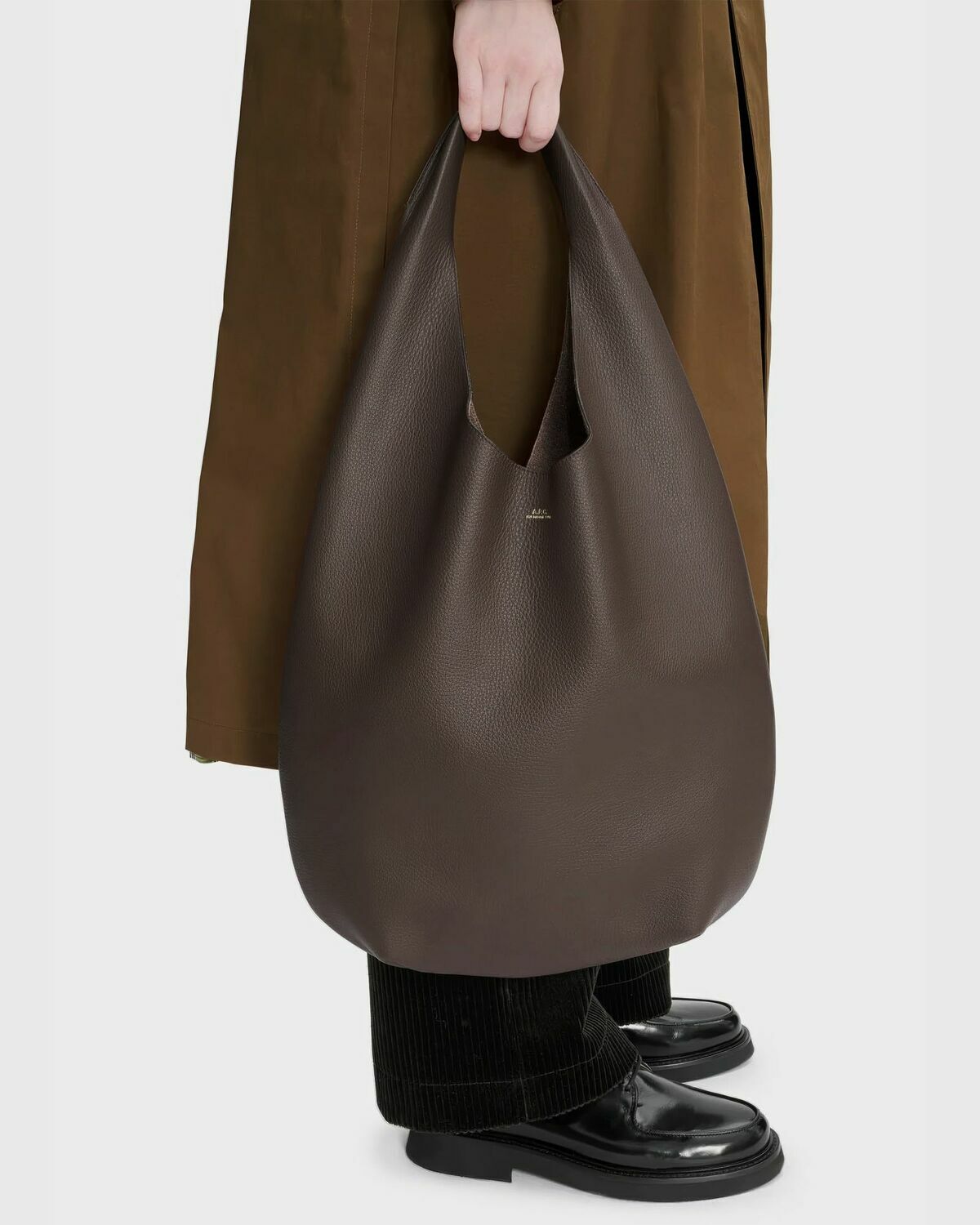 A.P.C. LE NEIGE Brown Womens Handbag