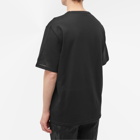 Alexander McQueen Men's Graffiti Logo T-Shirt in Black