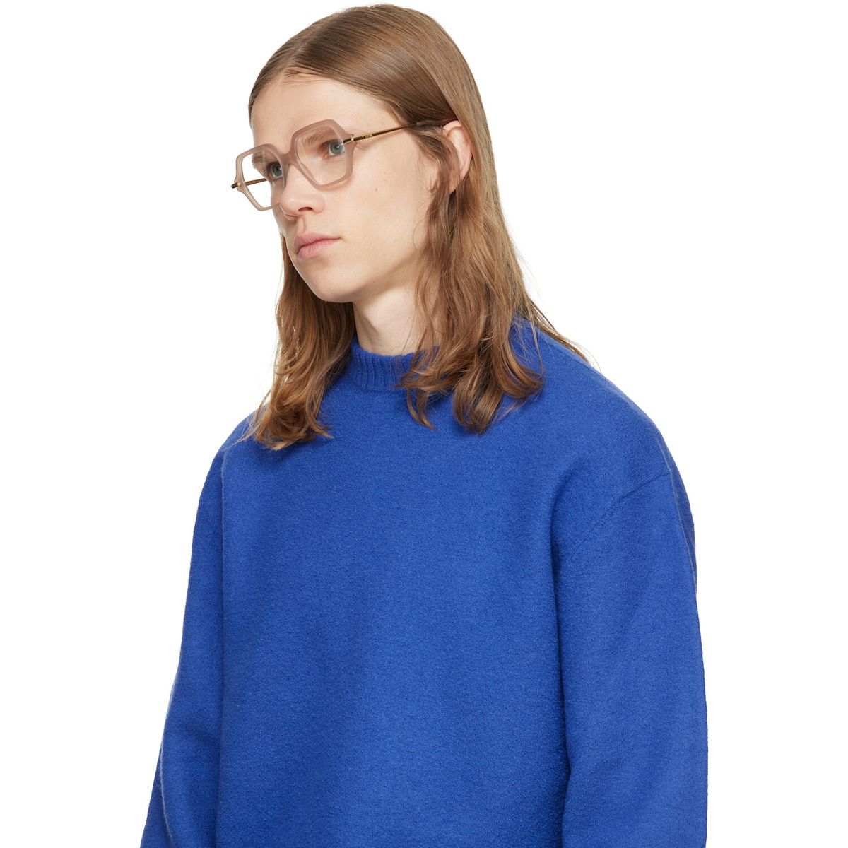 LOEWE Taupe Slim Glasses