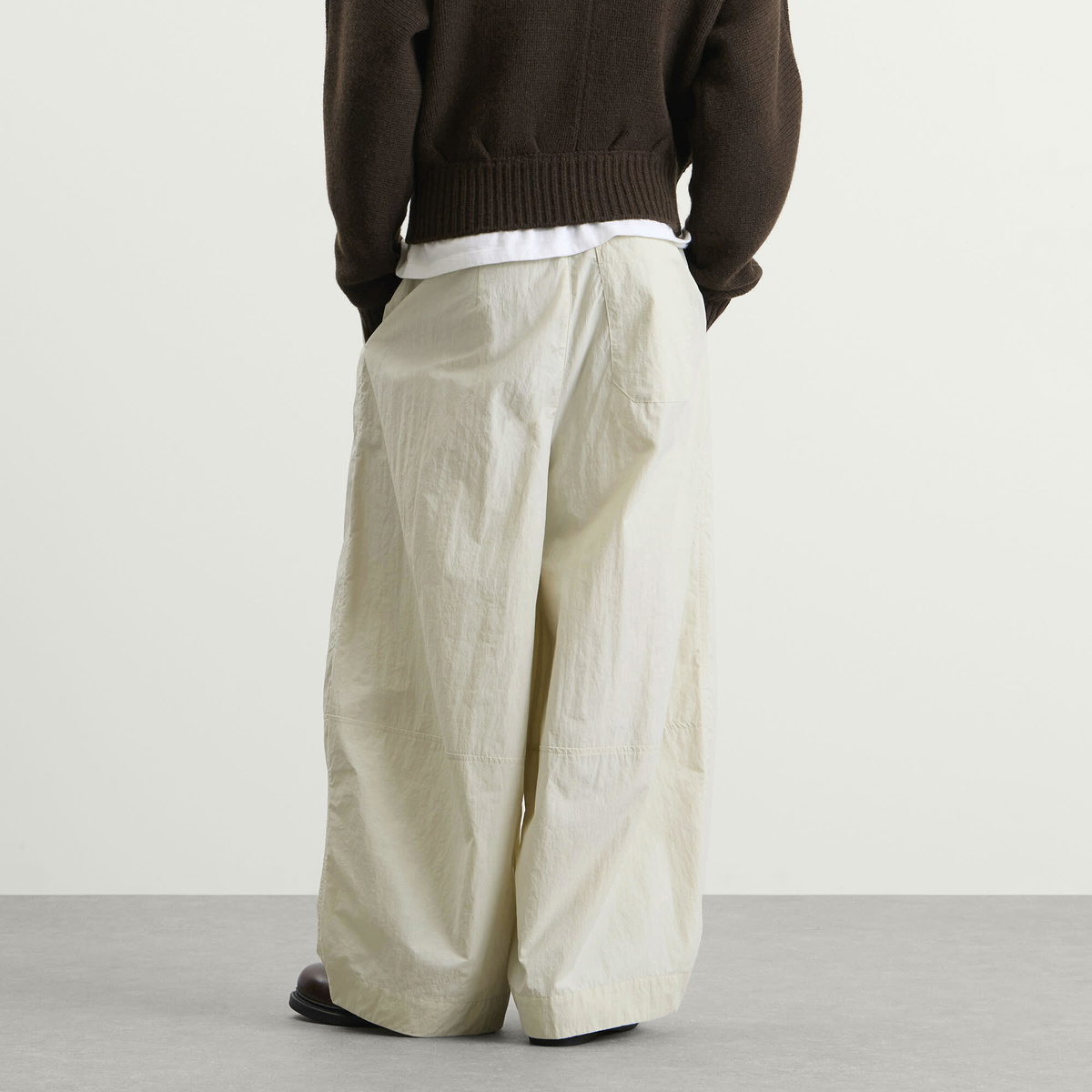 YMC Men's Nyco Deadbeat Trousers - END. Exclusive in Ecru