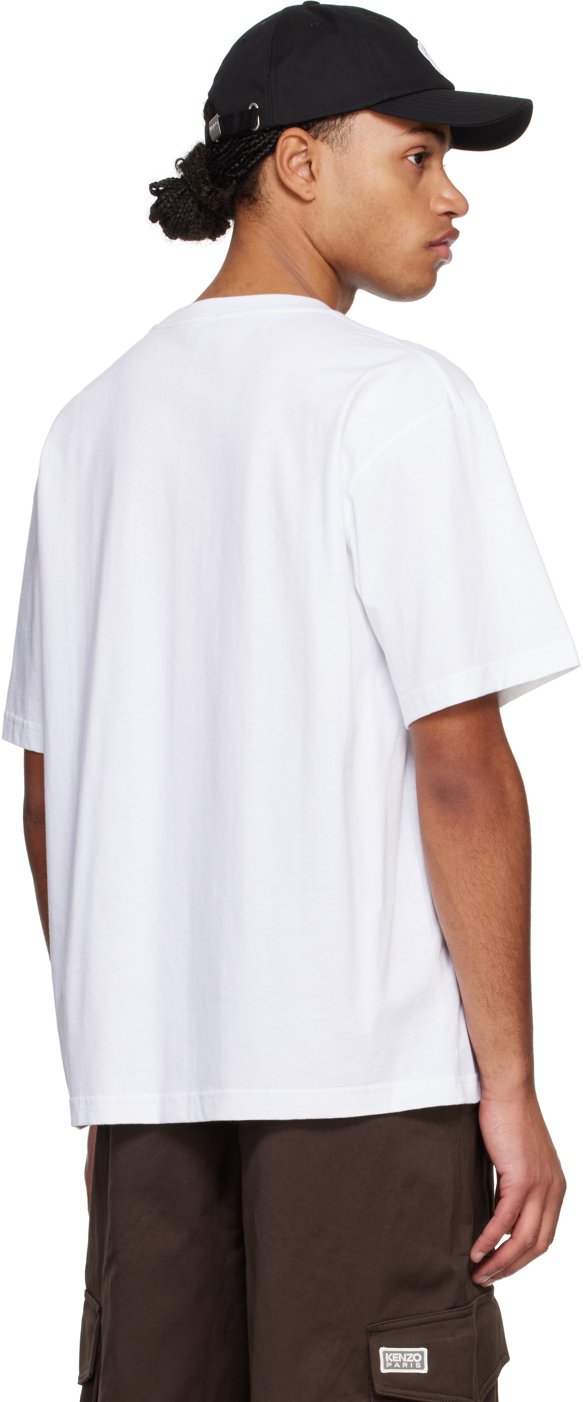 Kenzo White Kenzo Paris Oversize Boke Flower 2.0 T-shirt Kenzo