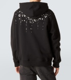 Givenchy Logo cotton fleece zip-up hoodie