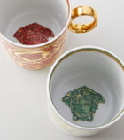 Versace Home Medusa Garland set of 2 porcelain mugs