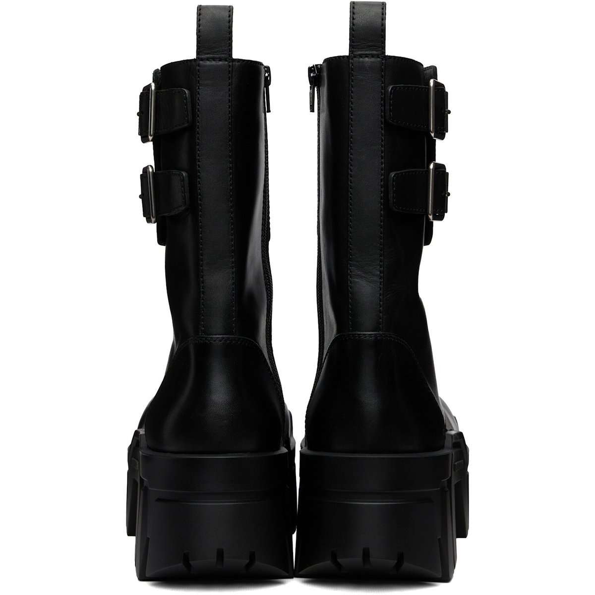Balenciaga Black Bulldozer Combat Boots
