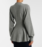 Stella McCartney Peplum virgin wool top