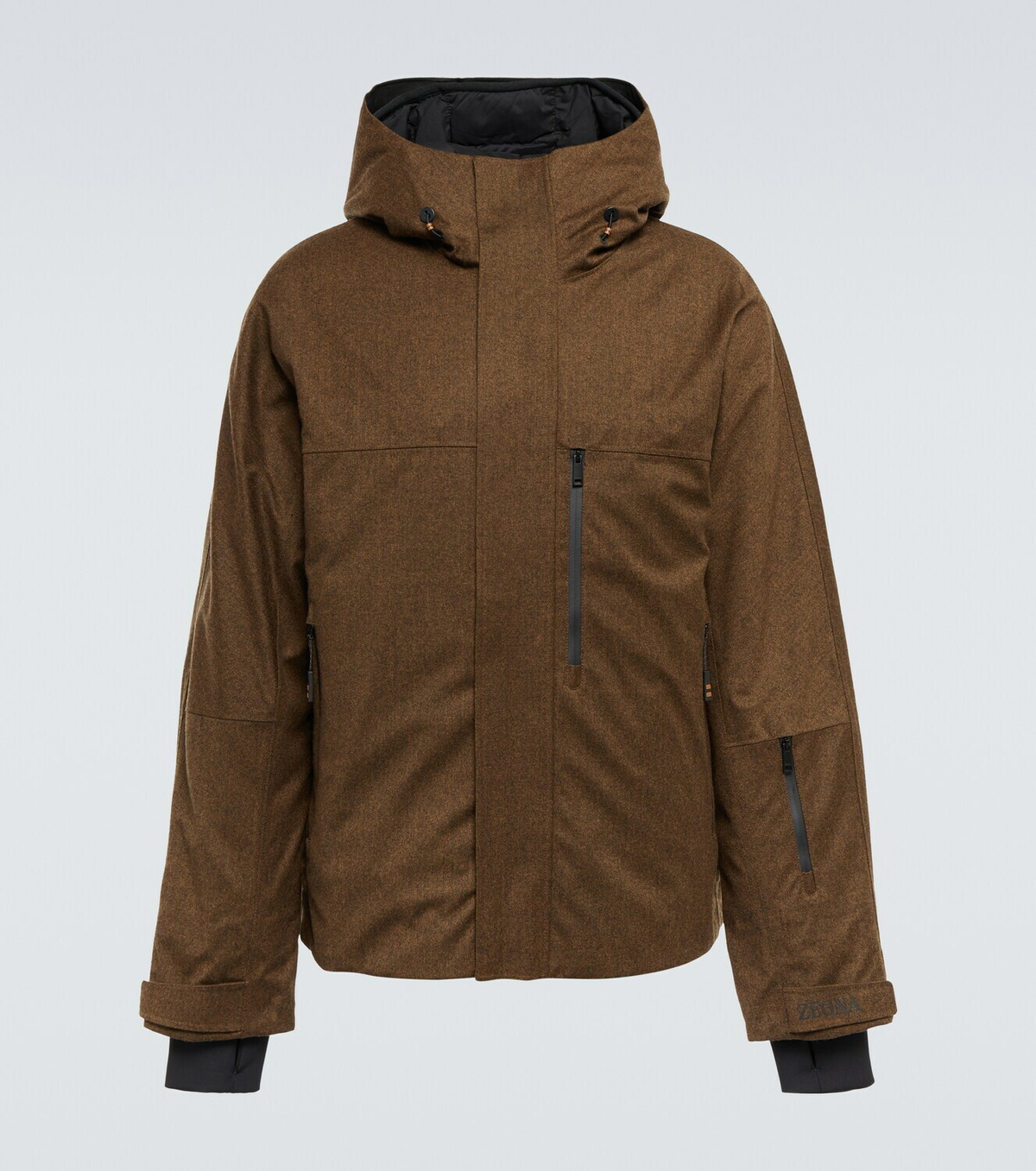 Zegna - Techmerino hooded ski jacket