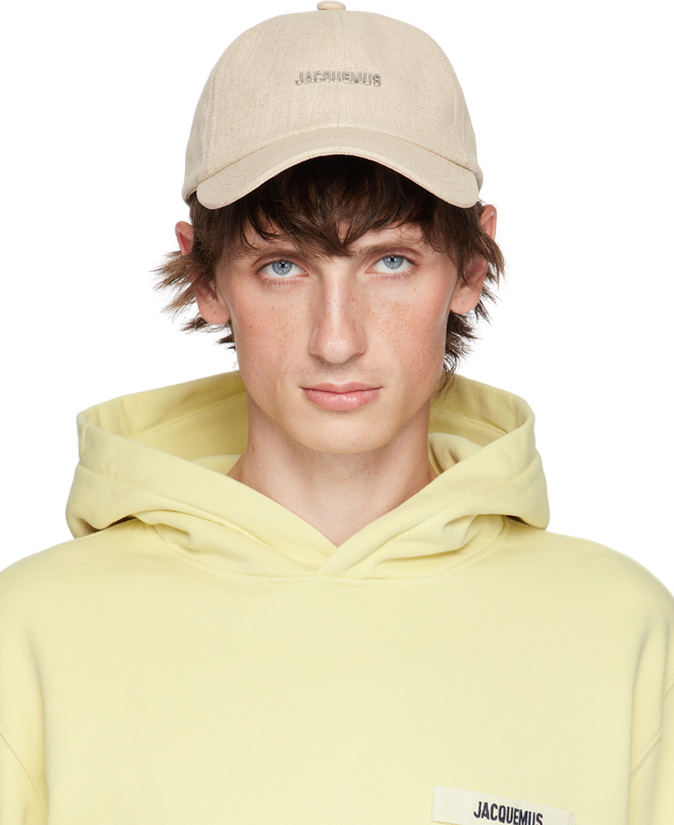 JACQUEMUS Beige La Casa 'La casquette Gadjo' Cap Jacquemus