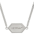 Off-White Silver Label Necklace
