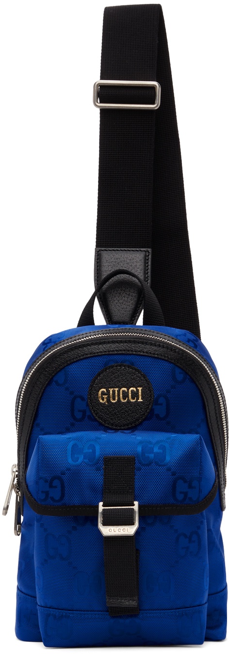 Gucci Blue GG Nylon Off the Grid Tote QFB1XF21BB001