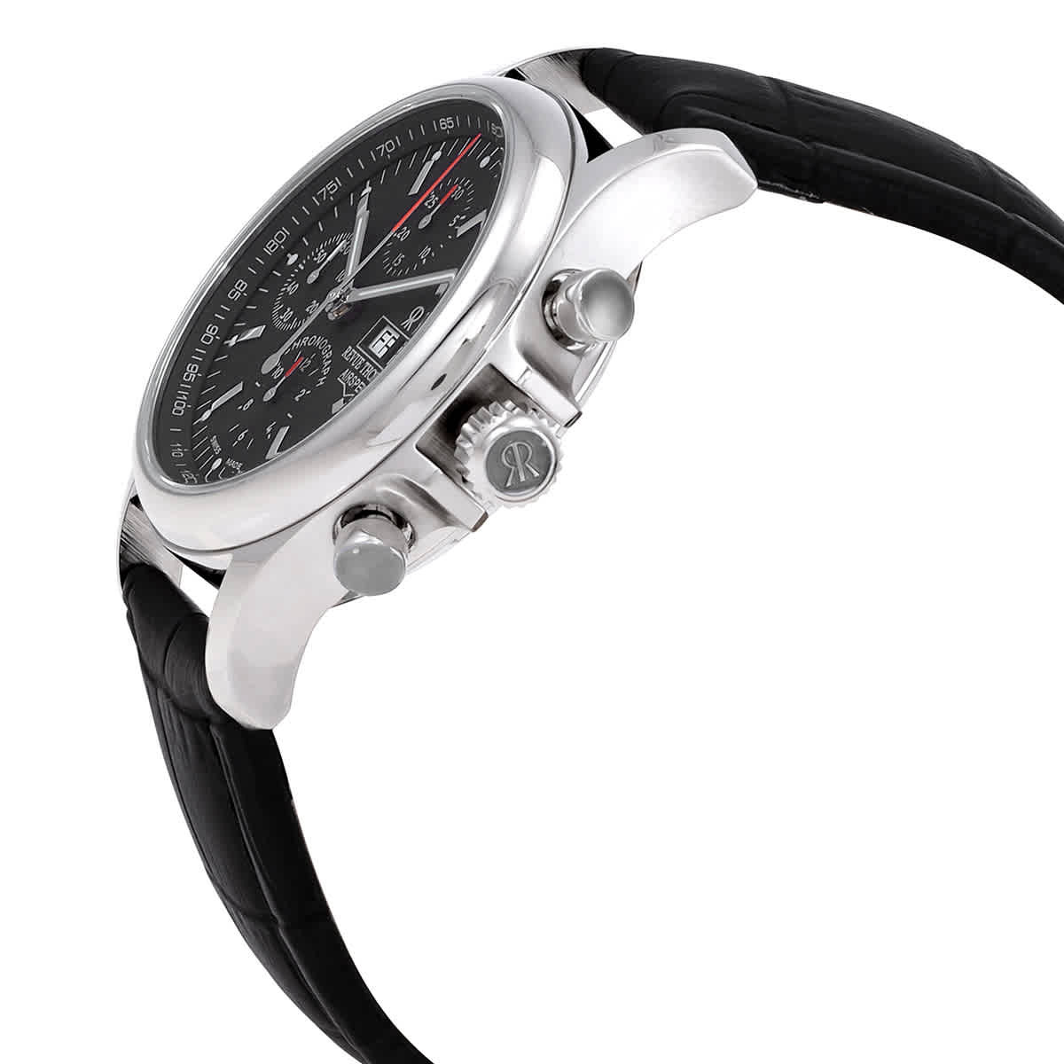 Revue Thommen Airspeed Chronograph Automatic Black Dial Mens Watch 17081.6534