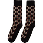 Burberry Black Check Gentleman Socks