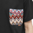 Missoni Men's Knitted Patch Pocket T-Shirt in Multi