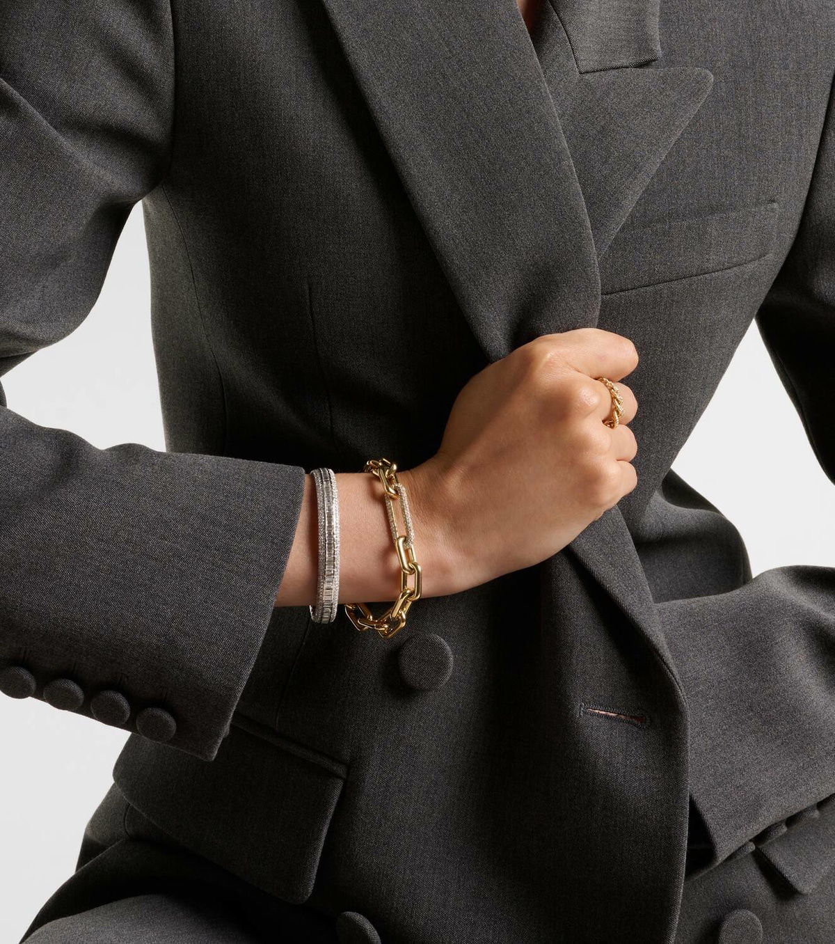 Shay Jewelry 18kt gold bracelet with diamonds