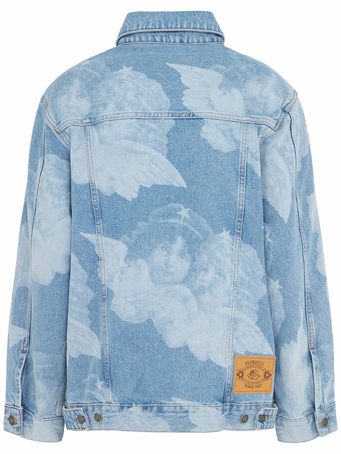 FIORUCCI Printed Cotton Denim Jacket