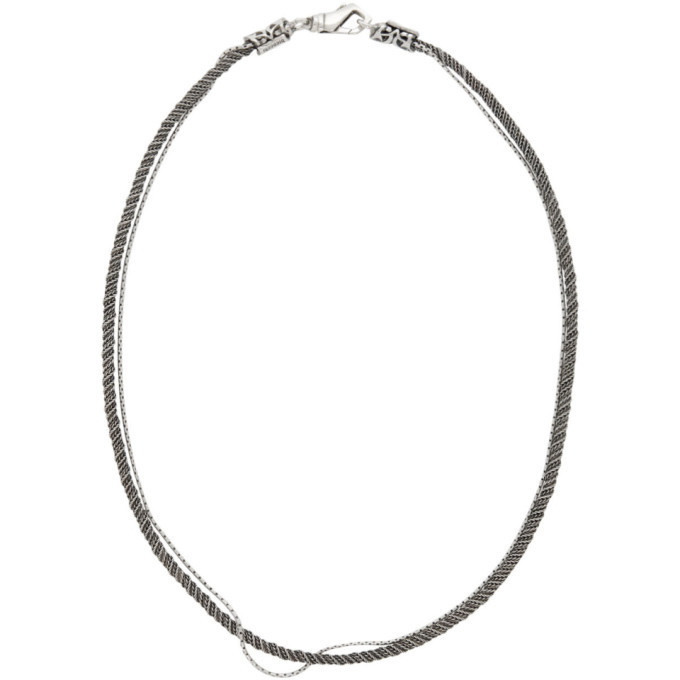 Photo: Emanuele Bicocchi Silver Rope Necklace