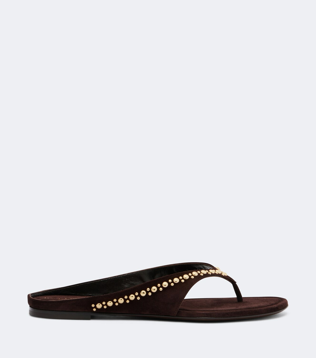 Herbert Levine Sun-kissed embellished suede thong sandals