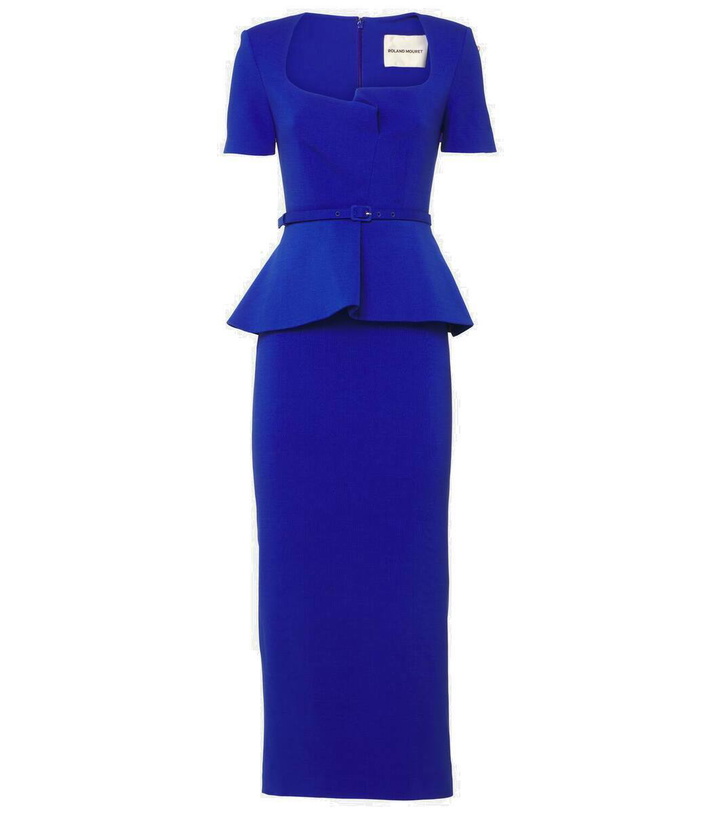 Photo: Roland Mouret Peplum silk and wool-blend midi dress