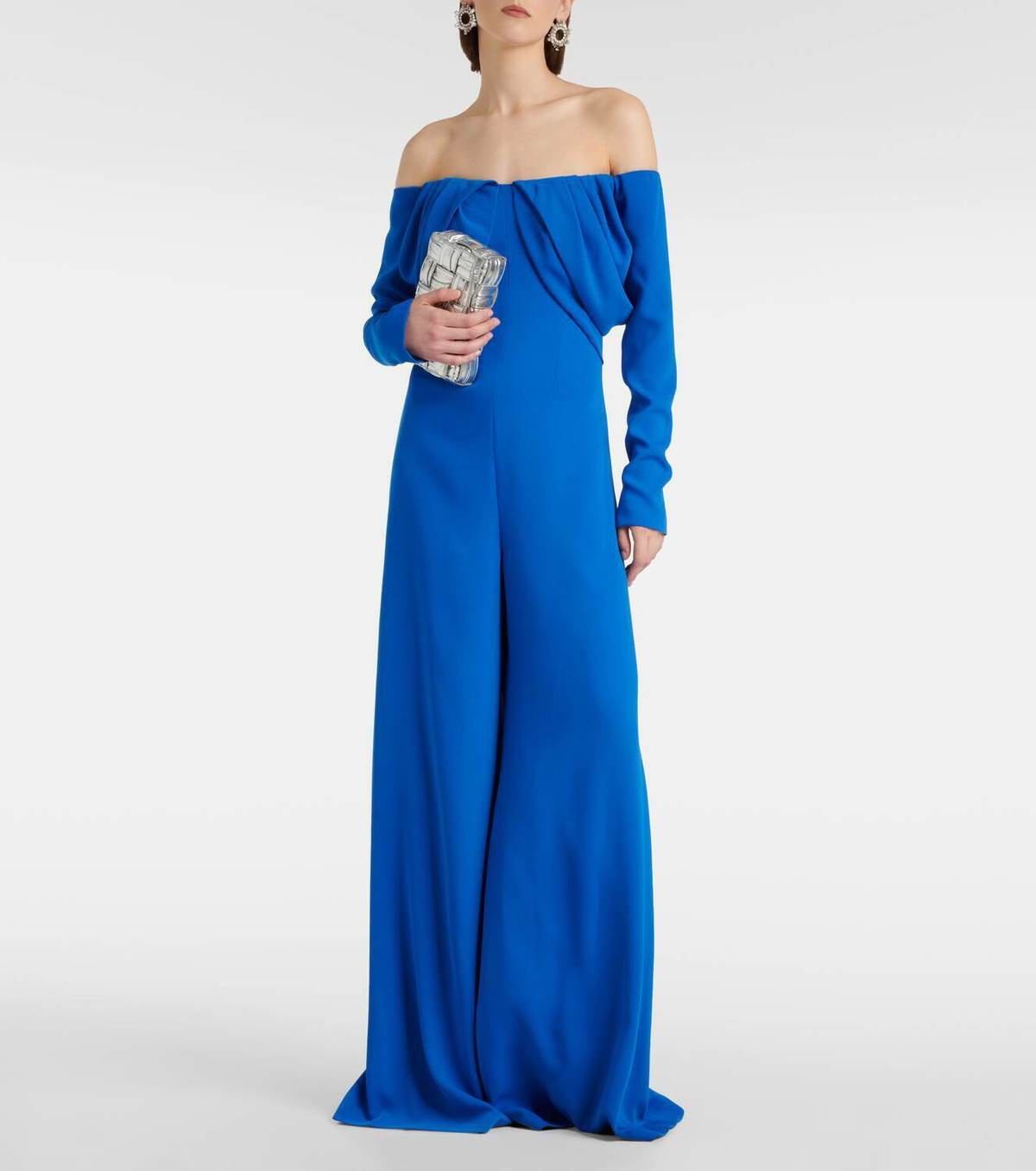 Costarellos Jordana gathered crêpe jumpsuit