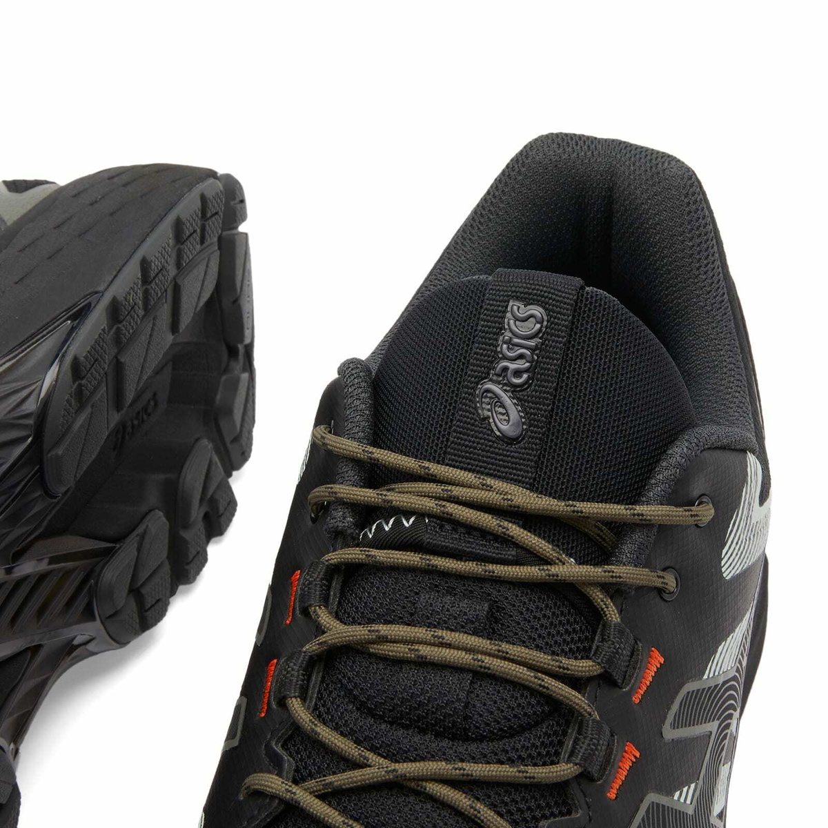 Asics Gel-Terrain Sneakers in Black/Truffle Grey ASICS