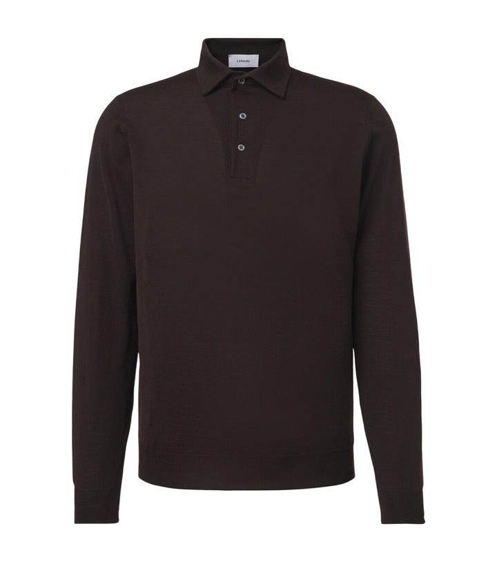 Photo: Lardini Wool polo sweater