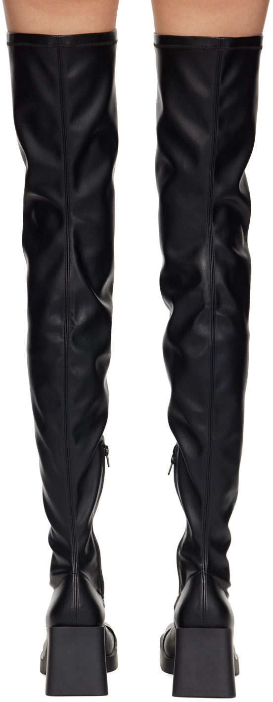 Justine Clenquet Black Jordan Tall Boots