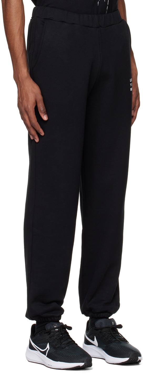 Liberal Youth Ministry Black Printed Lounge Pants