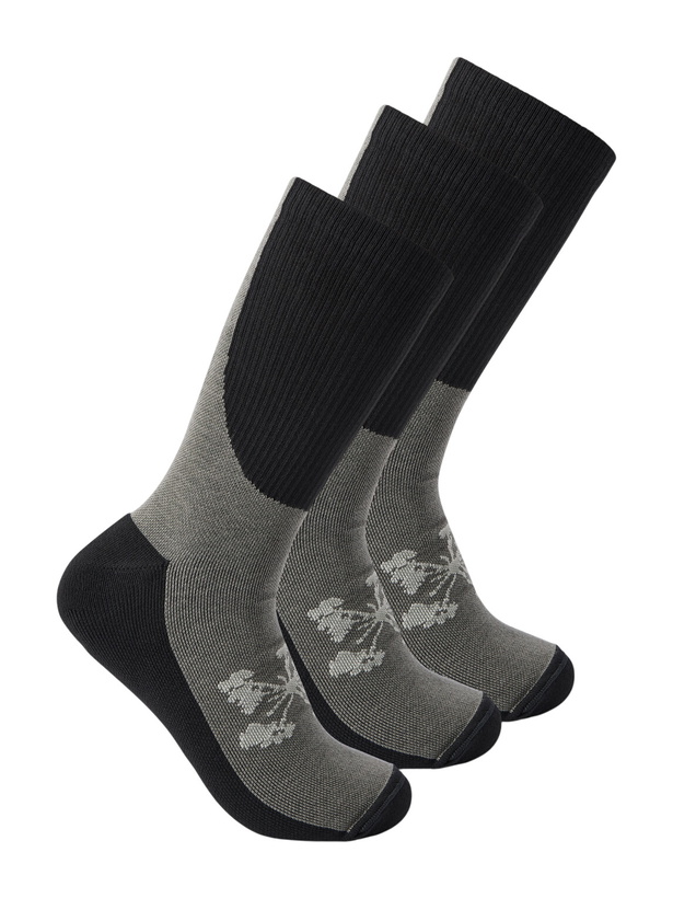 Photo: Portal - Lineage Three-Pack Cotton-Blend Socks - Black