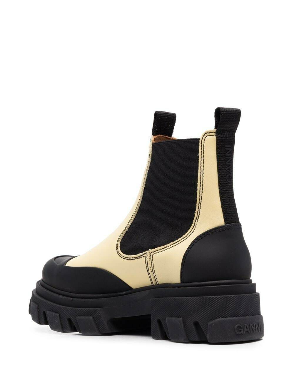 GANNI - Leather Chelsea Boots