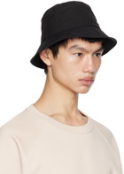 A.P.C. Black Bob Mark Bucket Hat