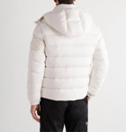 Moncler - Aravis Hooded Quilted Shell Down Jacket - White