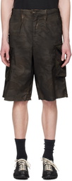 Prototypes Khaki New Overdyed Camo Shorts