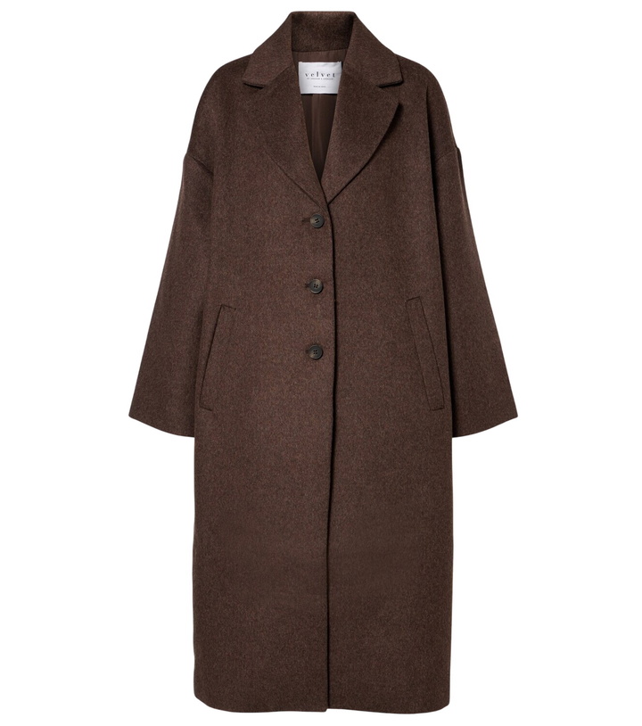 Photo: Velvet Lafayette wool-blend coat