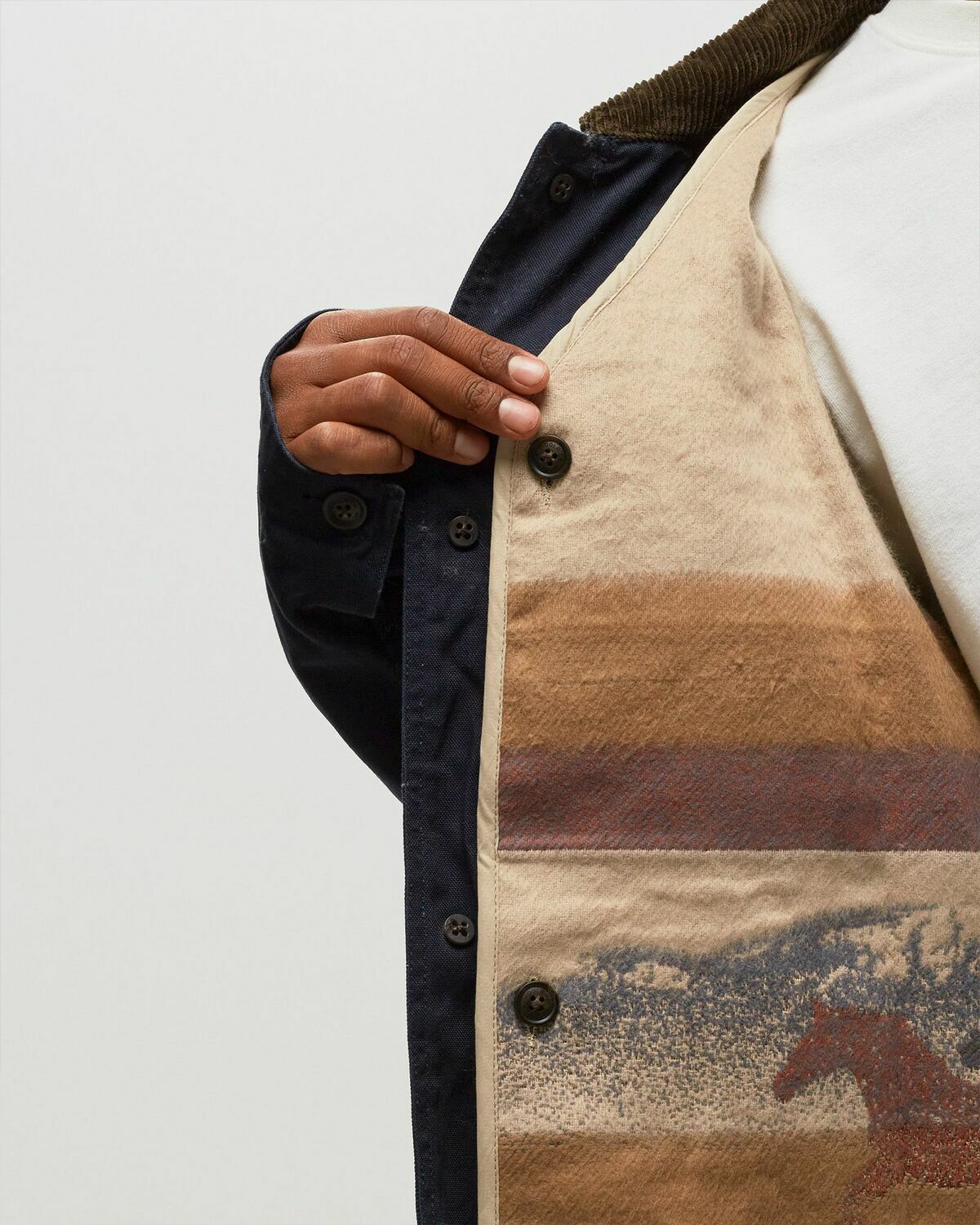 One Of These Days One Of These Days X Woolrich 3 In 1 Jacket Blue Coats