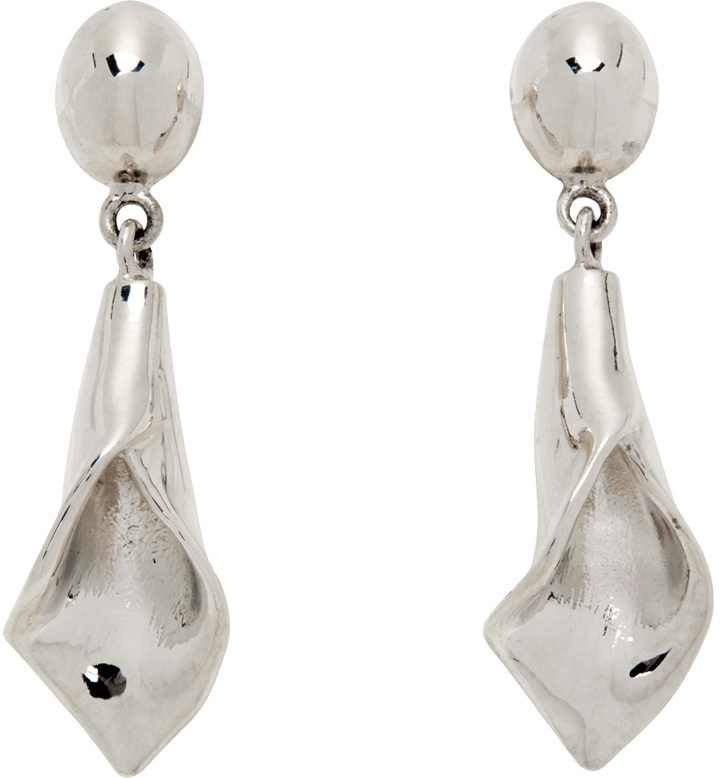 Photo: AGMES Silver Mini Calla Earrings